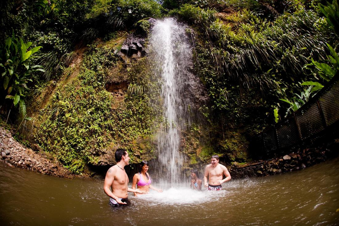 Soufriere Safari Toraille Waterfall St. Lucia