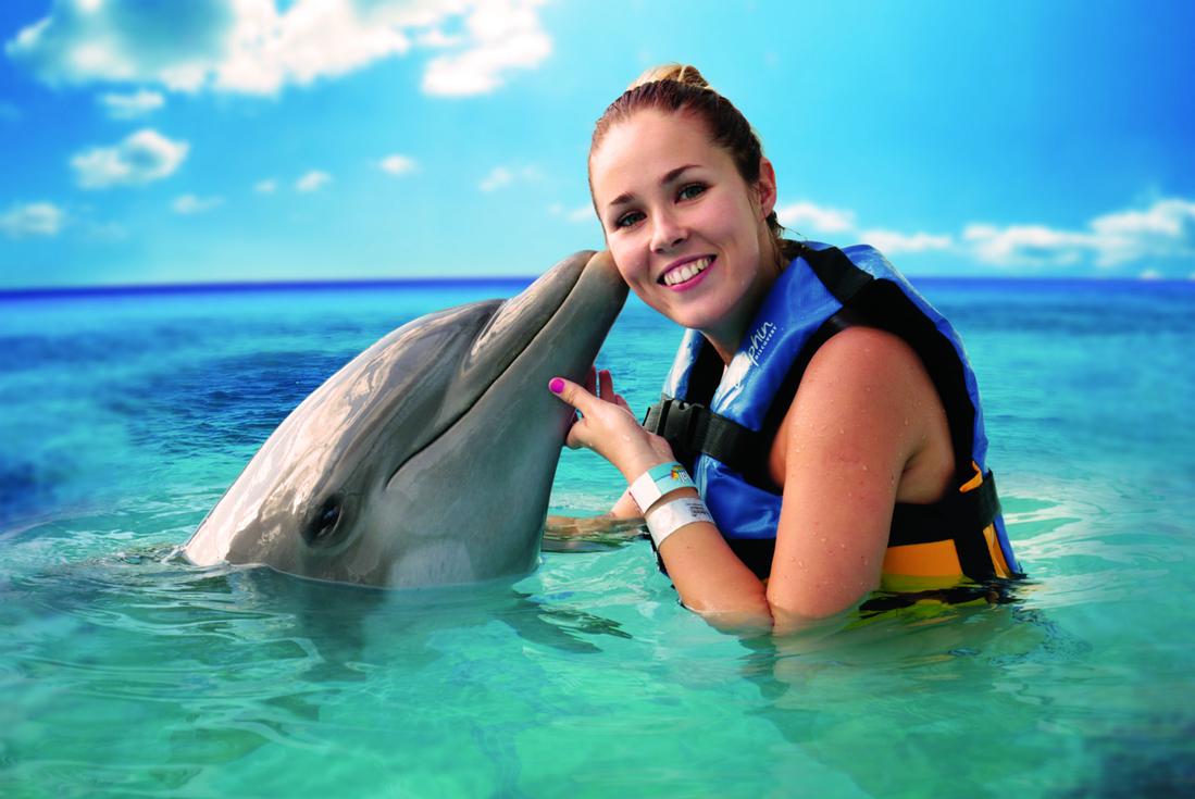 dolphin encounter cancun mexico