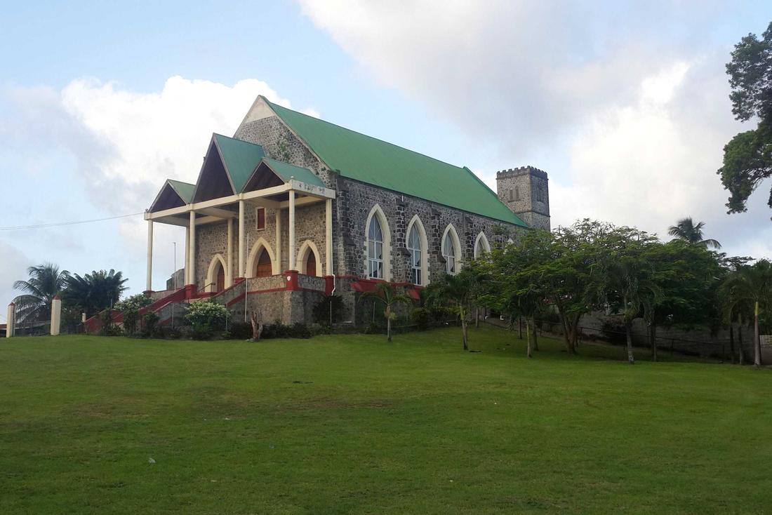 Grenada Historical Jeep Tour Sacred Heart Catholic Church Grenada